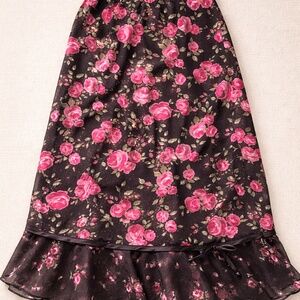 Kids Vintage Floral Skirt